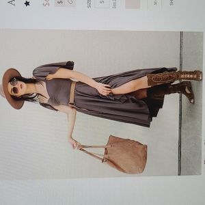 Joyfolie Alana Dress in Charcoal